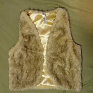 Knit Works Faux Fur Vest Kids